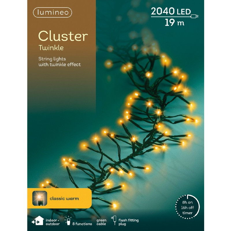 Lumineo 2040 LED Classic Warm Cluster Lights